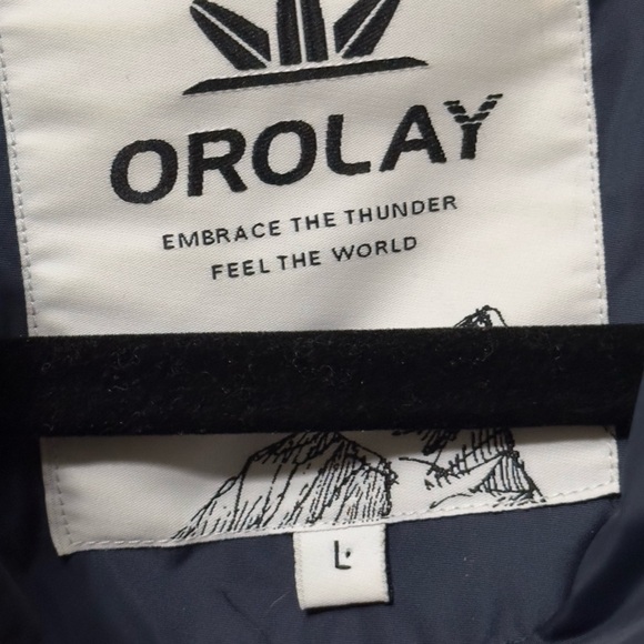 Orolay Navy Jacket with Sherpa Lining - Picture 8 of 13